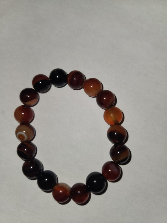 Crystal bracelet (carnelian)