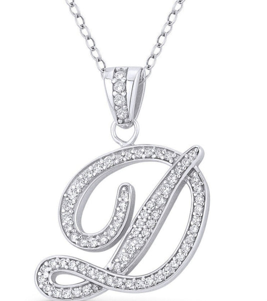 Blinged out intial chains (large) D