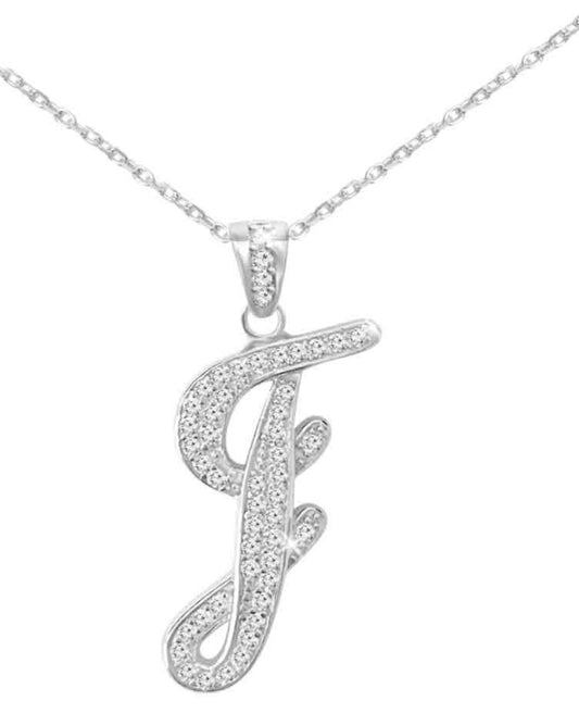 Blinged out initial chain (large) J