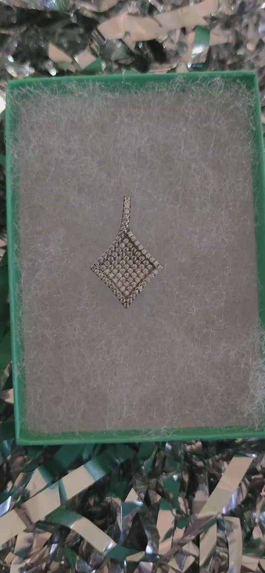 Diamond Girl (sterling silver necklace)
