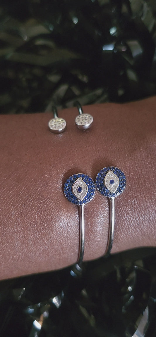 Evil eye bangle set